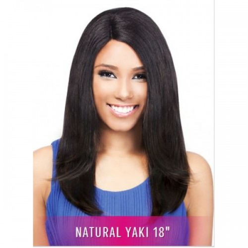 Outre Synthetic L-Part Lace Front Wig - Natural YAKI 18"
